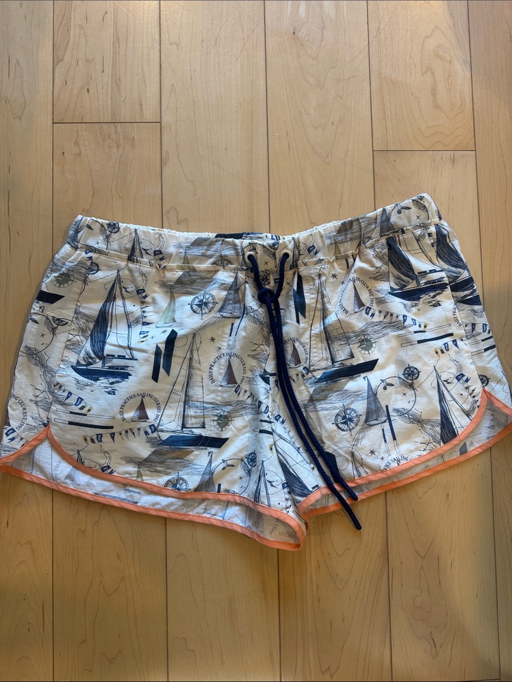 NWT Daily Practice Sailboat Shorts